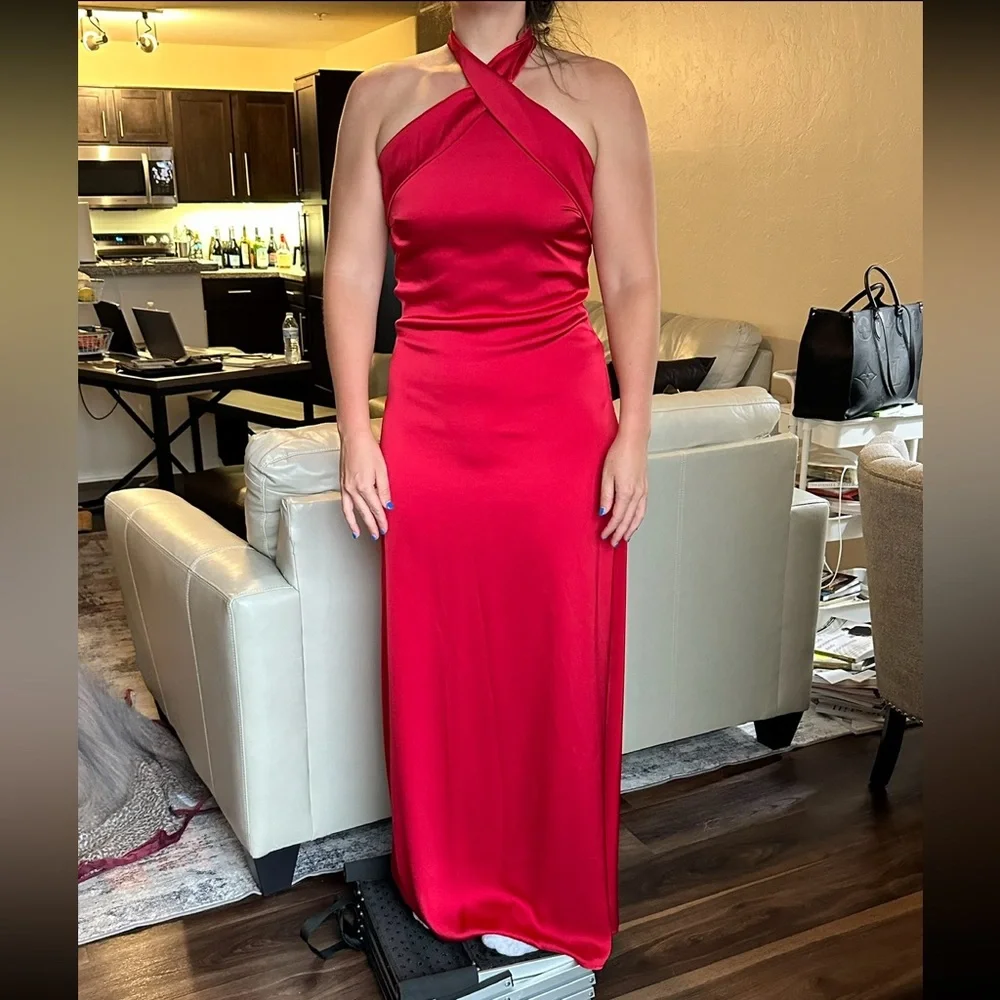 Red ball gown from Vici - Picture 1 of 3